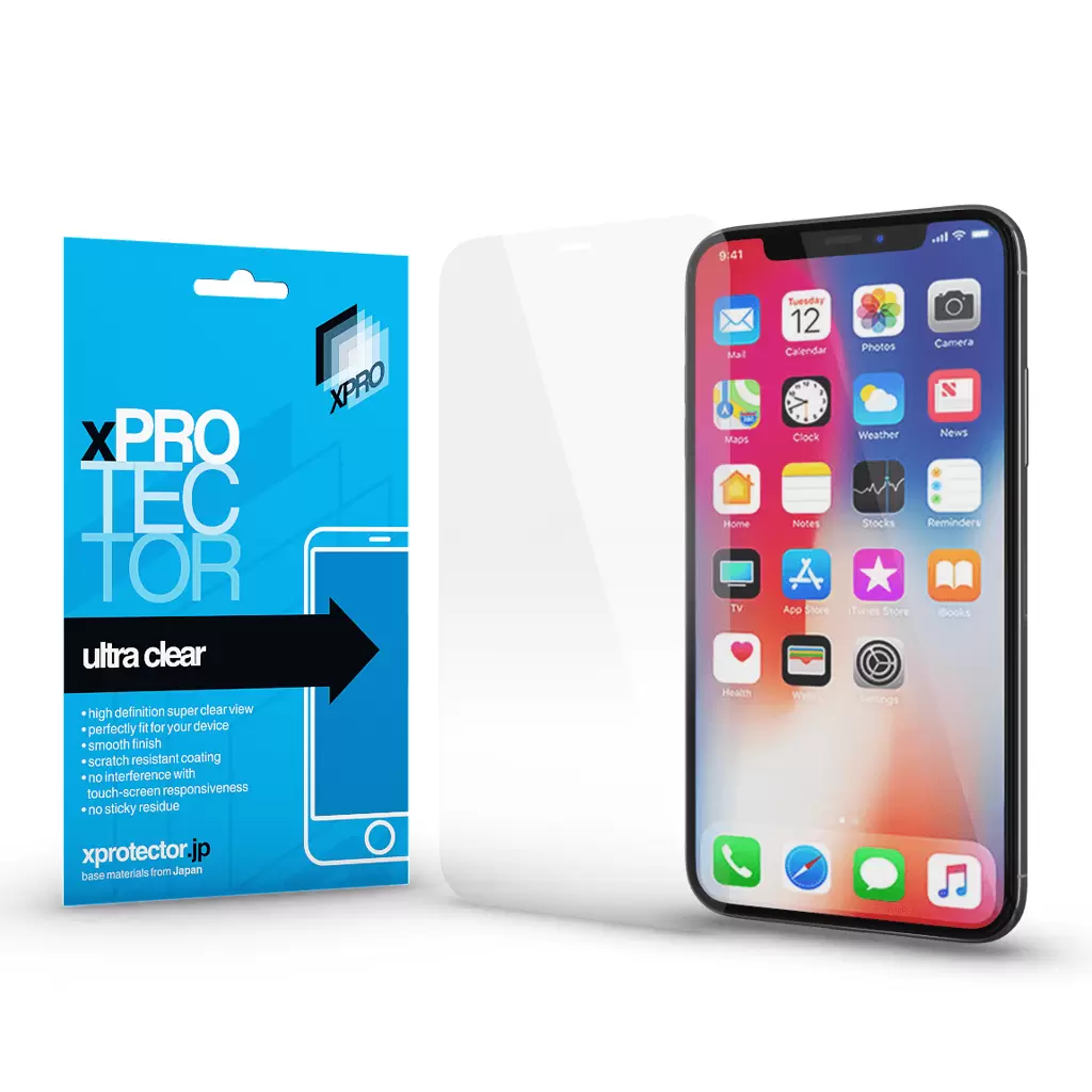 XPRO™ Ultra Clear kijelzővédő fólia Apple iPhone X / XS / 11 Pro készülékhez XPRO™ Ultra Clear kijelzővédő fólia Apple iPhone X / XS / 11 Pro készülékhez