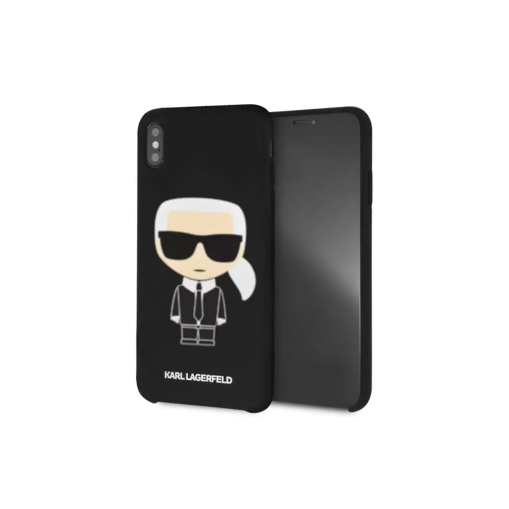Karl Lagerfeld tok fekete KLHCI65SLFKBK Apple Iphone Xs Max készülékhez