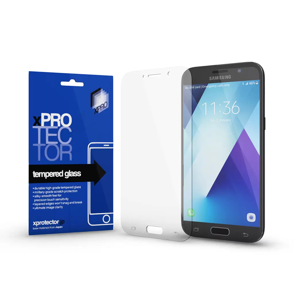 XPRO™ Tempered Glass 0.33mm kijelzővédő üveg / üvegfólia Samsung Galaxy A5 2017 készülékhez XPRO™ Tempered Glass 0.33mm kijelzővédő üveg / üvegfólia Samsung Galaxy A5 2017 készülékhez