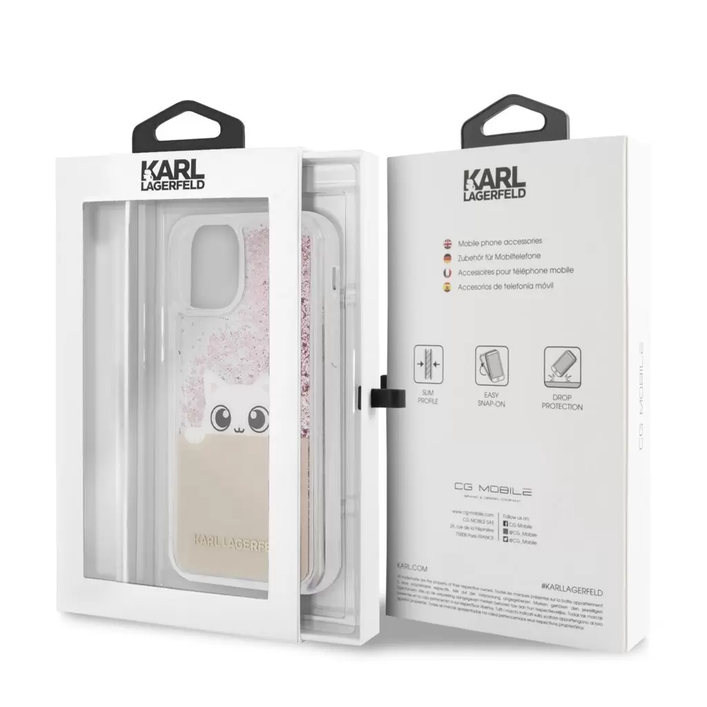 Karl Lagerfeld tok rózsaszín KLHCN61PABGNU Apple Iphone 11 készülékhez