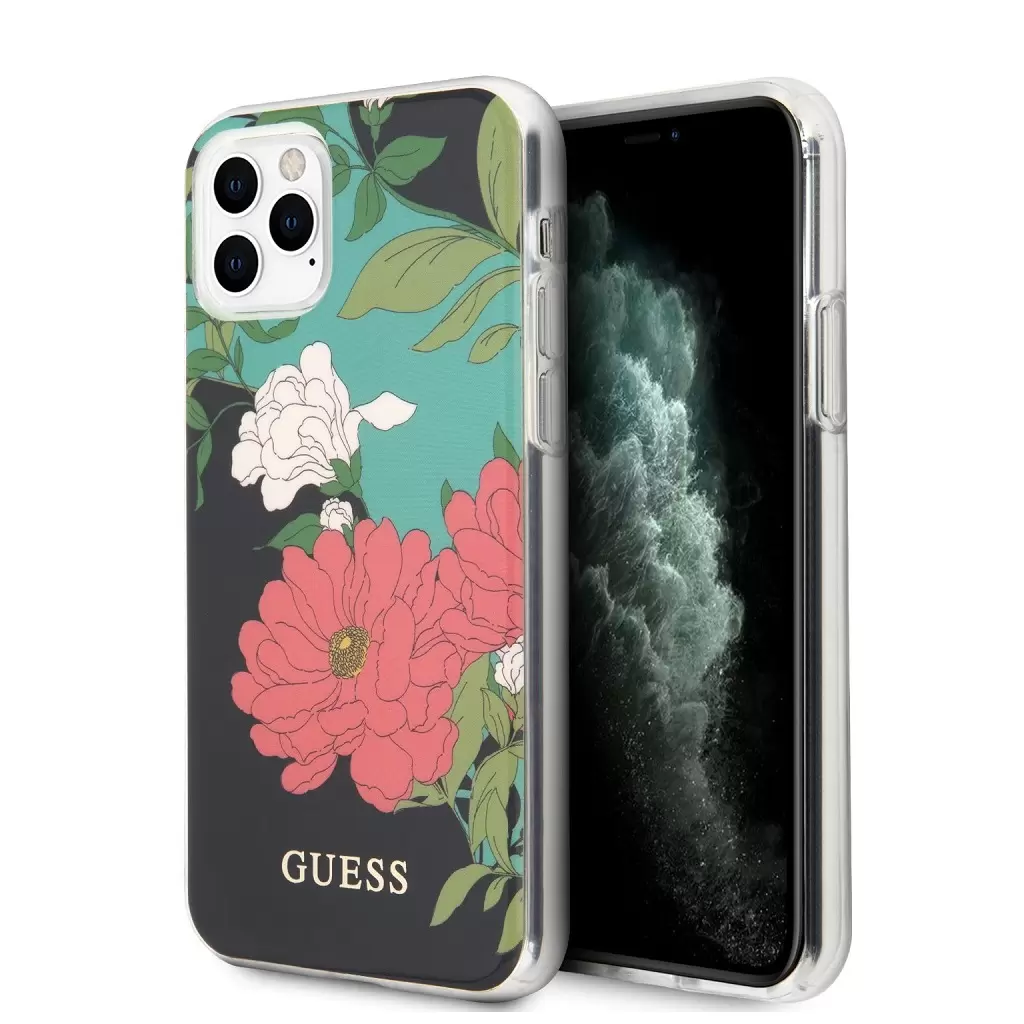 Guess tok Virágmintás GUHCN61IMLFL01 Apple iPhone 11 készülékhez