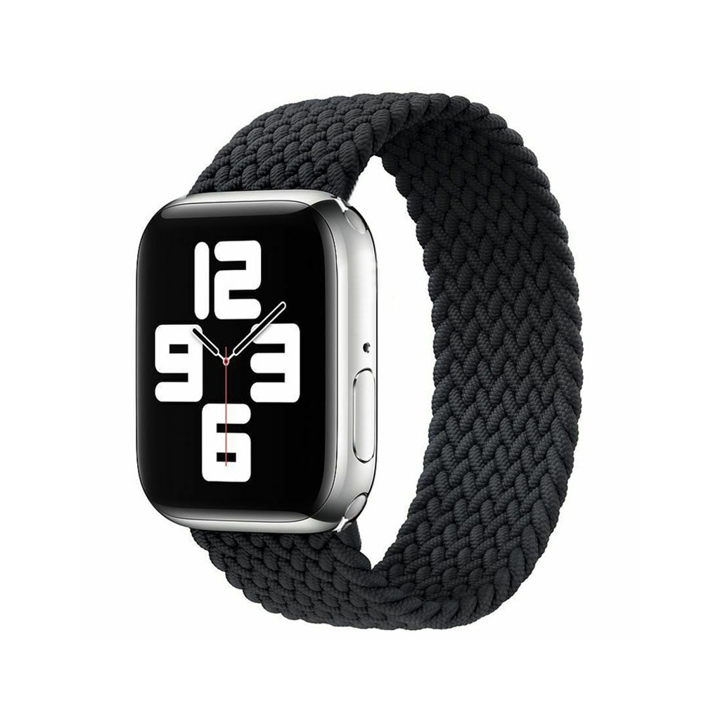 XPRO™ Apple Watch fonott körpánt szíj fekete Apple Watch 42mm (S1-S3) / 44mm / 45mm / 46mm / 49mm készülékhez M méret