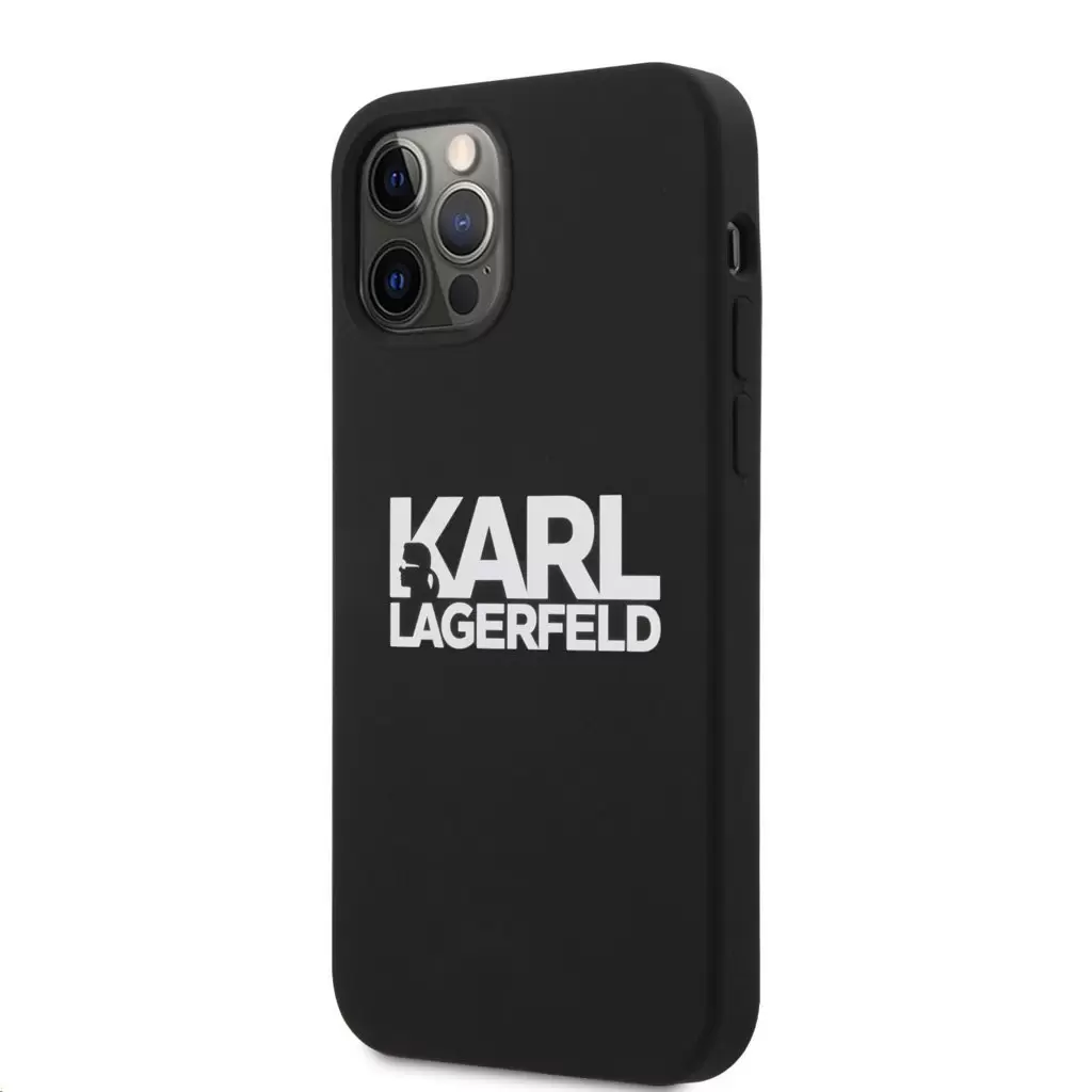 Karl Lagerfeld tok fekete KLHCP12SSLKLRBK Apple Iphone 12 Mini készülékhez
