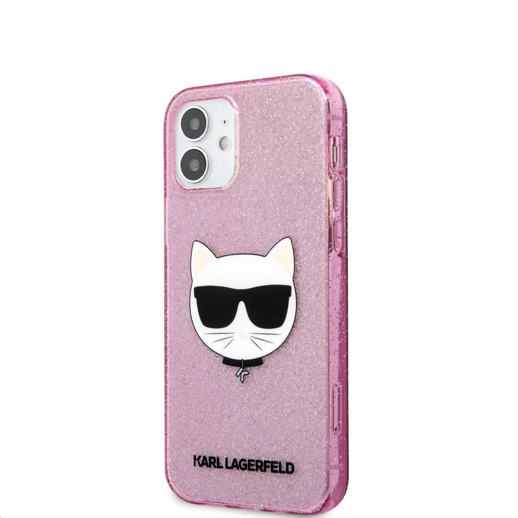 Karl Lagerfeld tok pink KLHCP12SCHTUGLP Apple Iphone 12 Mini készülékhez