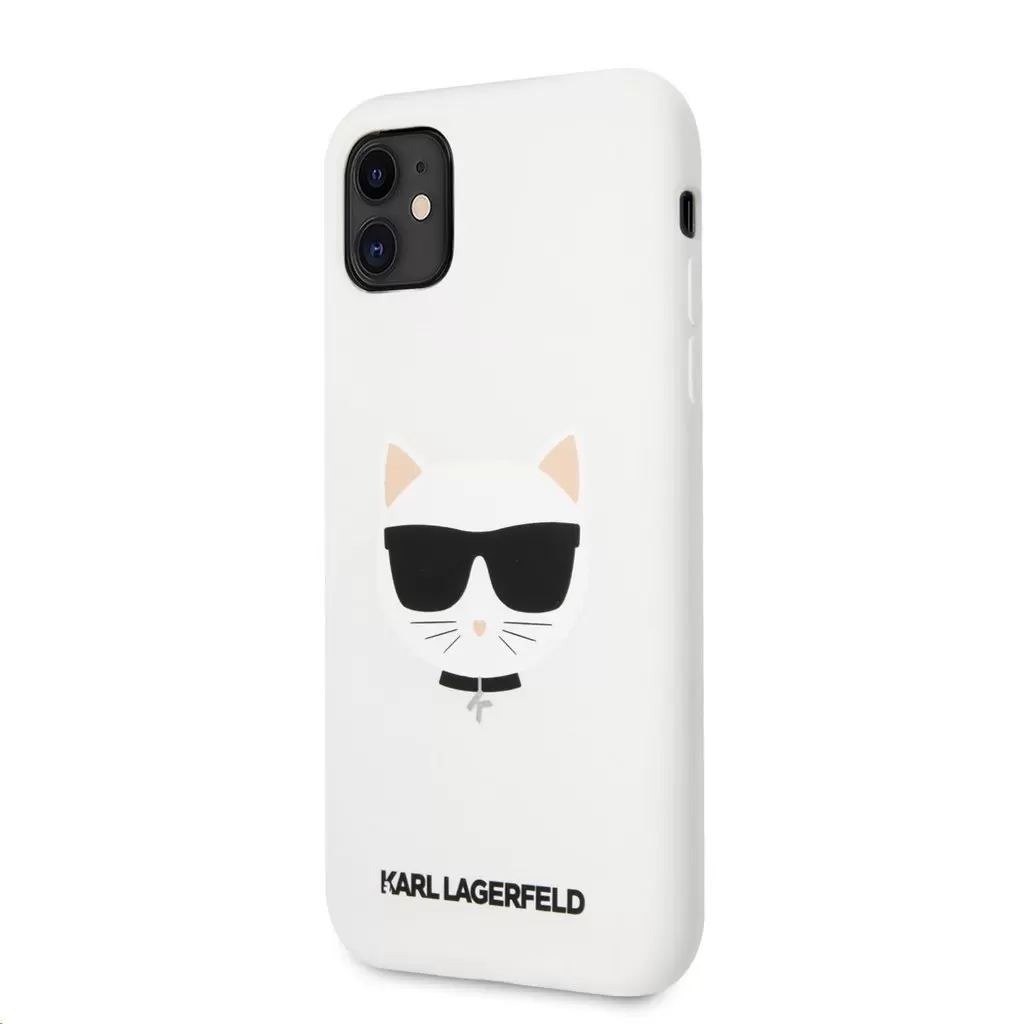 Karl Lagerfeld tok fehér KLHCN61SLCHWH Apple Iphone 11 készülékhez