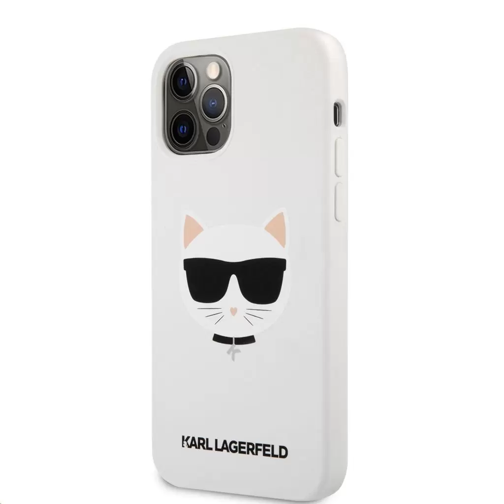 Karl Lagerfeld tok fehér KLHCP12LSLCHWH Apple Iphone 12 Pro Max készülékhez