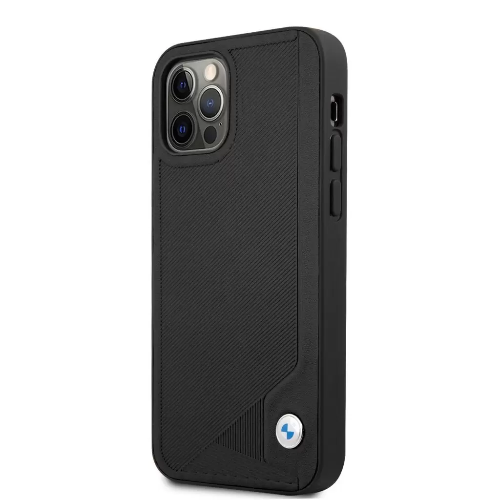 BMW tok fekete BMHCP12MRCDPK Apple iPhone 12 / 12 Pro készülékhez