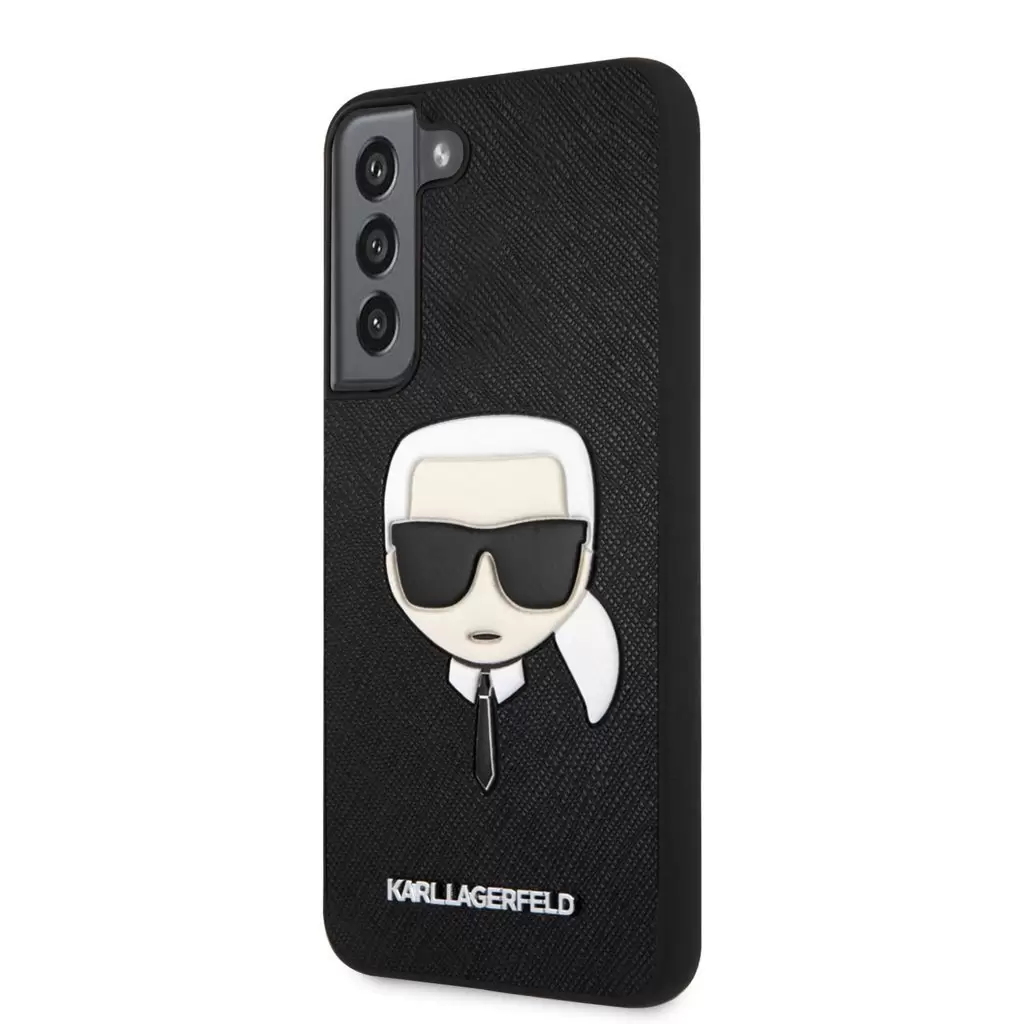 Karl Lagerfeld tok fekete KLHCS22SSAKHBK Samsung Galaxy S22 készülékhez