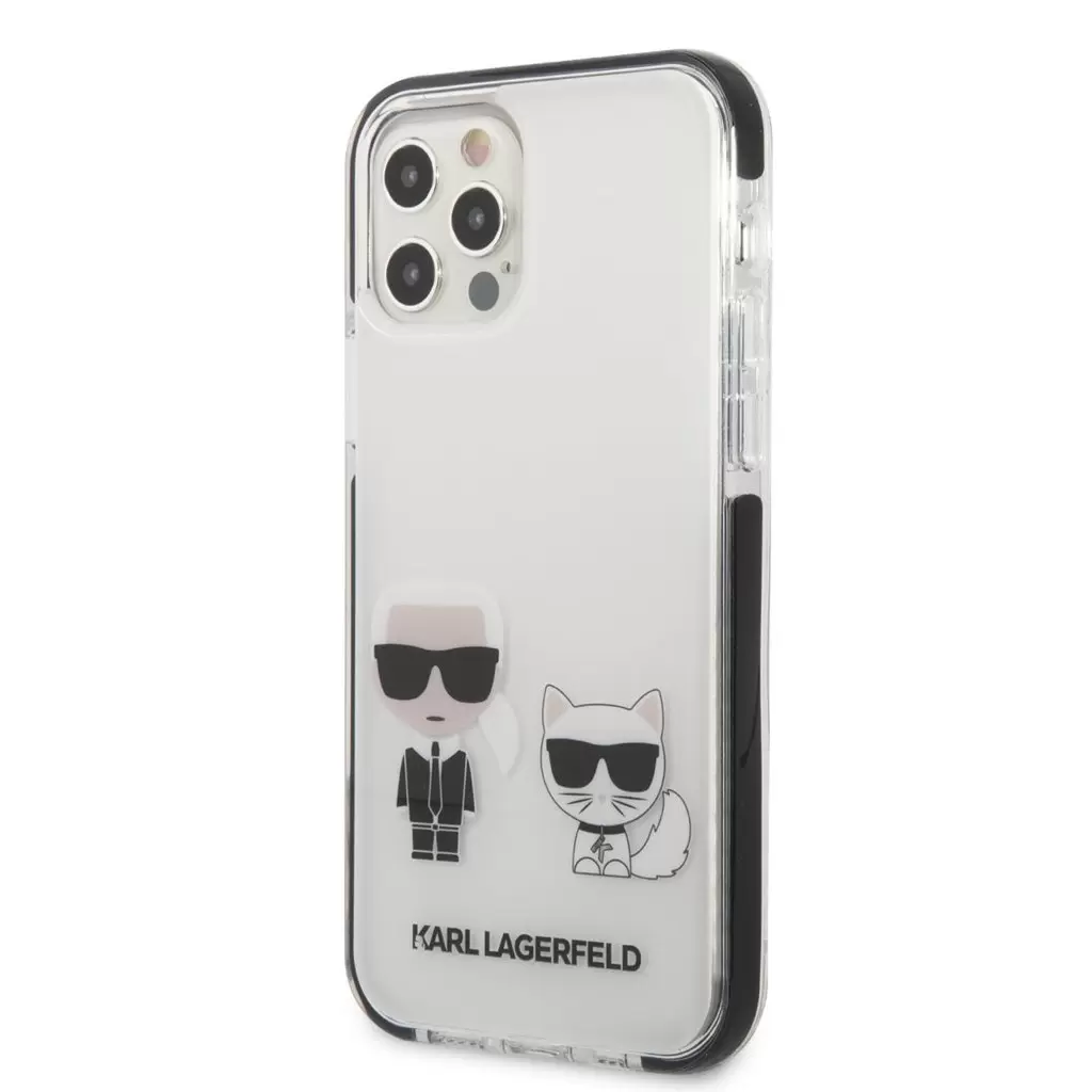 Karl Lagerfeld tok fehér KLHCP12MTPEKCW Apple iPhone 12 / 12 Pro készülékhez