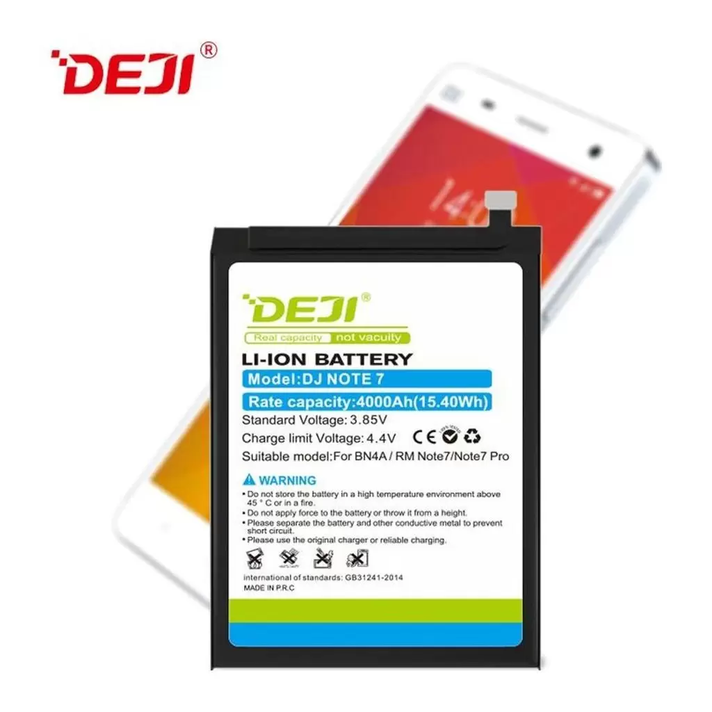 Deji Xiaomi BN4A Xiaomi Redmi Note 7 / Xiaomi Redmi Note 7 Pro készülékhez akkumulátor 4000mAh