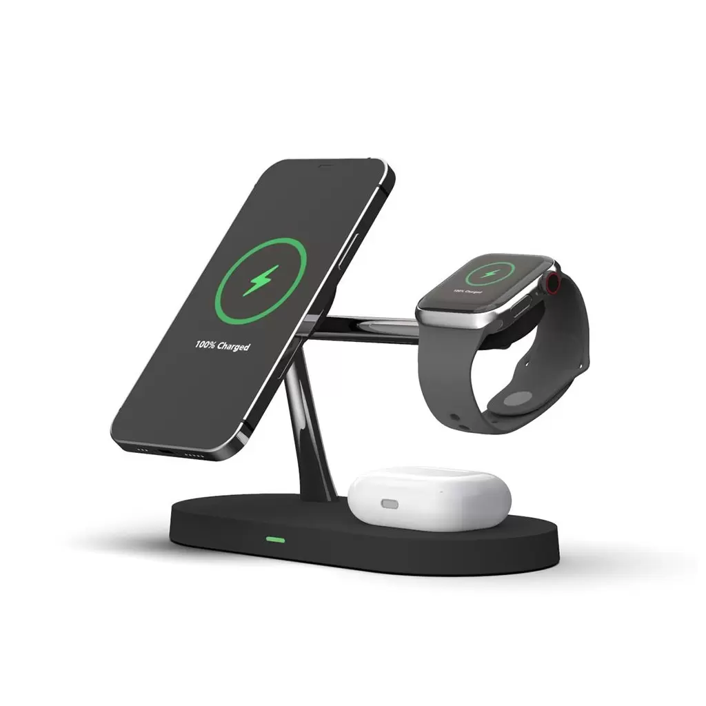 Tech-Protect 3in1 QI töltő A12 fekete Tech-Protect 3in1 QI töltő A12 fekete