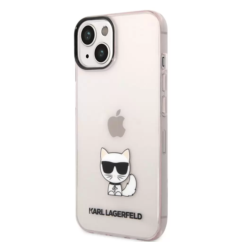 Karl Lagerfeld tok pink KLHCP14MCTTRI Apple iPhone 14 Plus készülékhez