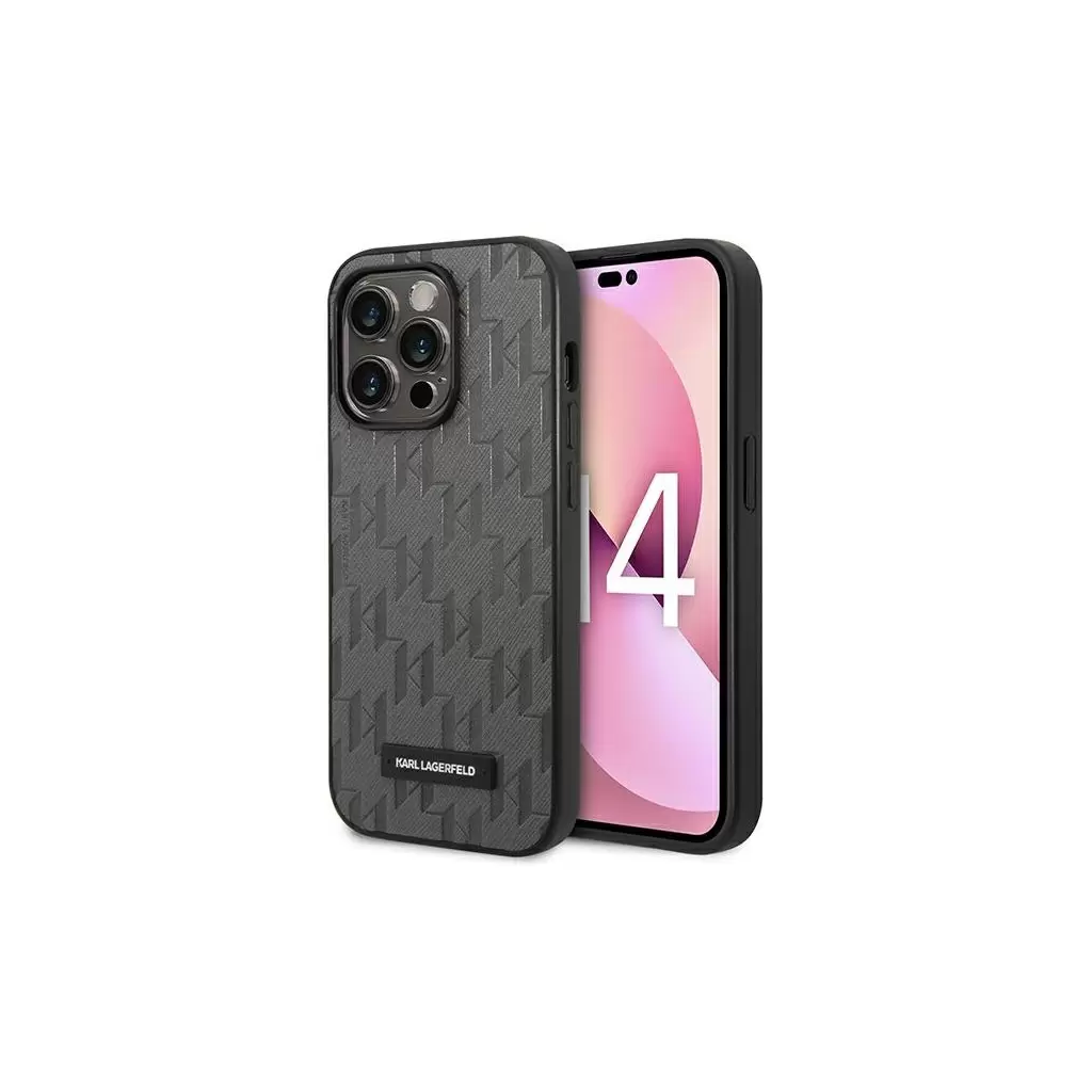 Karl Lagerfeld tok fekete KLHCP14XSAKLHPG Apple iPhone 14 Pro Max készülékhez