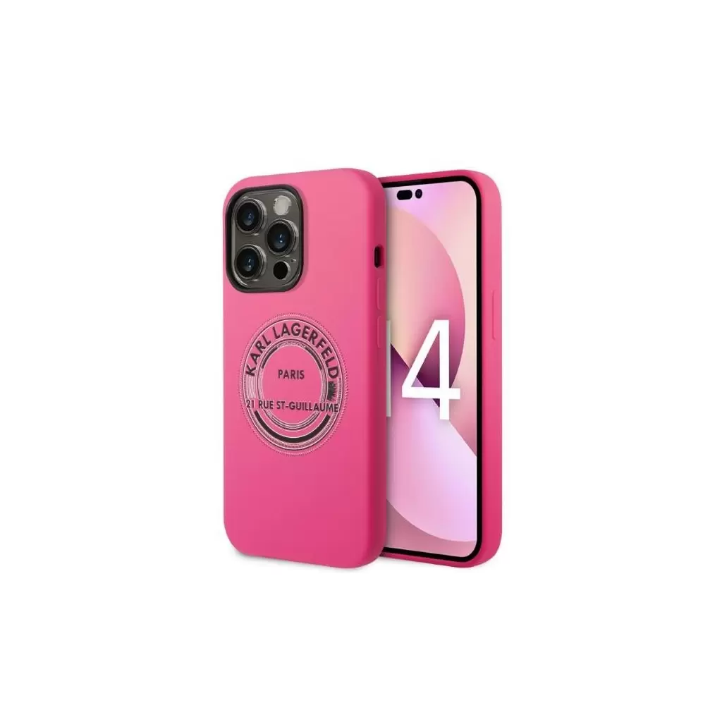 Karl Lagerfeld tok pink KLHCP14XSRSGRCF Apple iPhone 14 Pro Max készülékhez