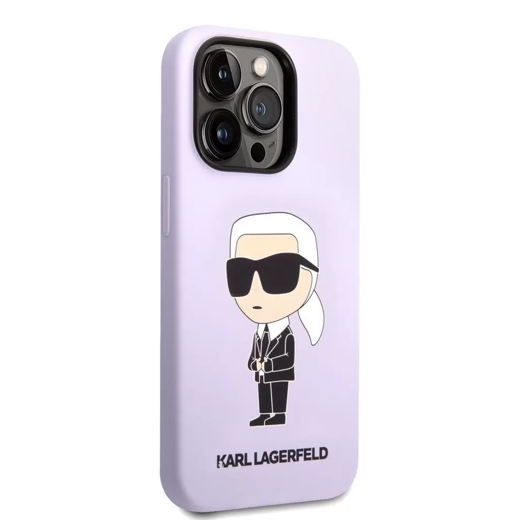Karl Lagerfeld tok lila KLHCP14XSNIKBCU Apple Iphone 14 Pro Max készülékhez