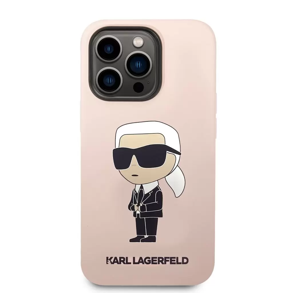 Karl Lagerfeld tok pink KLHCP14XSNIKBCP Apple Iphone 14 Pro Max készülékhez