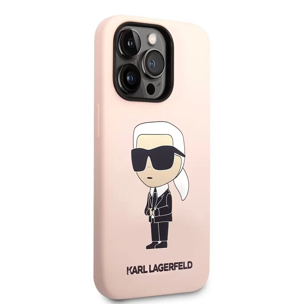 Karl Lagerfeld tok pink KLHCP14XSNIKBCP Apple Iphone 14 Pro Max készülékhez