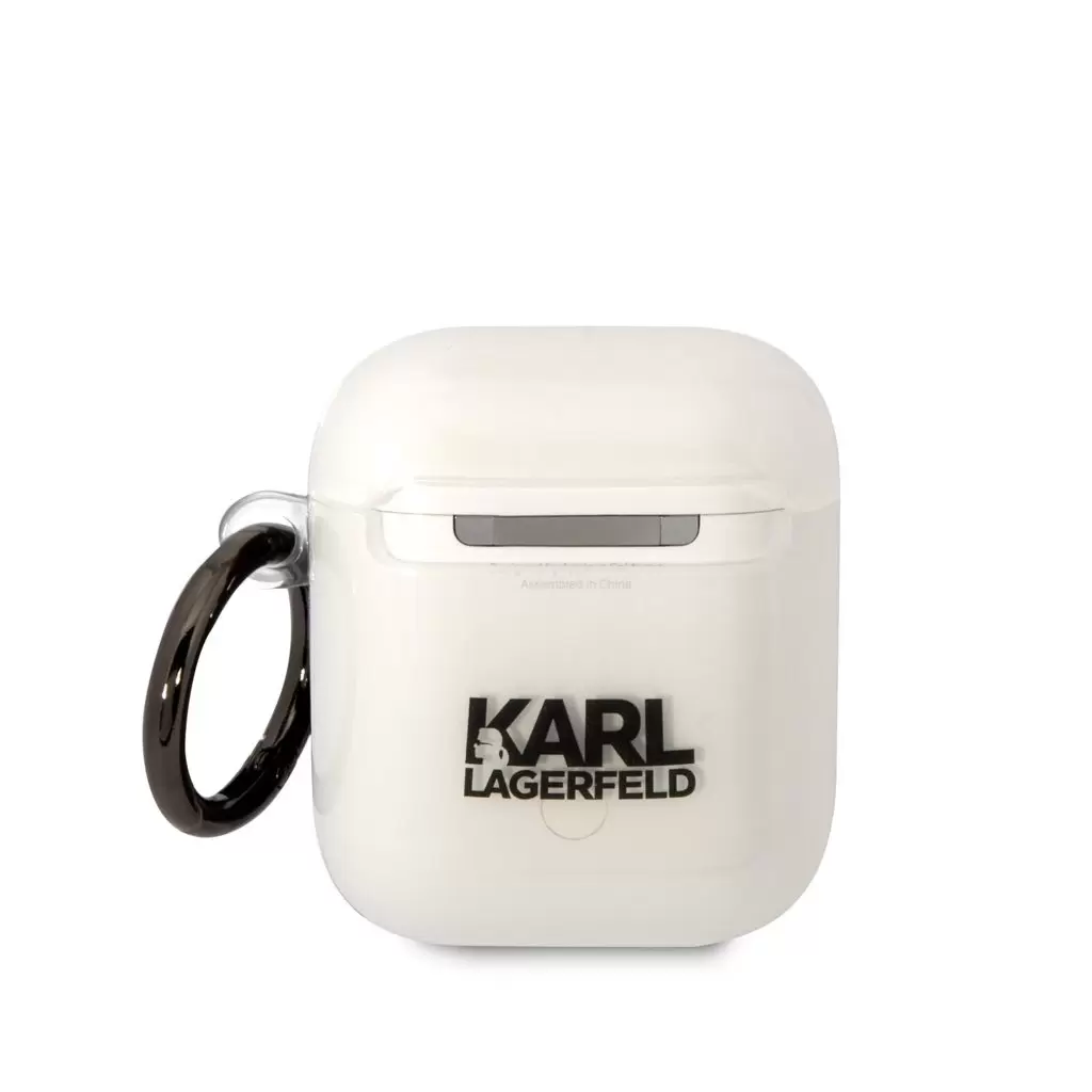 Karl Lagerfeld tok fehér KLA2HNCHTCT Airpods készülékhez