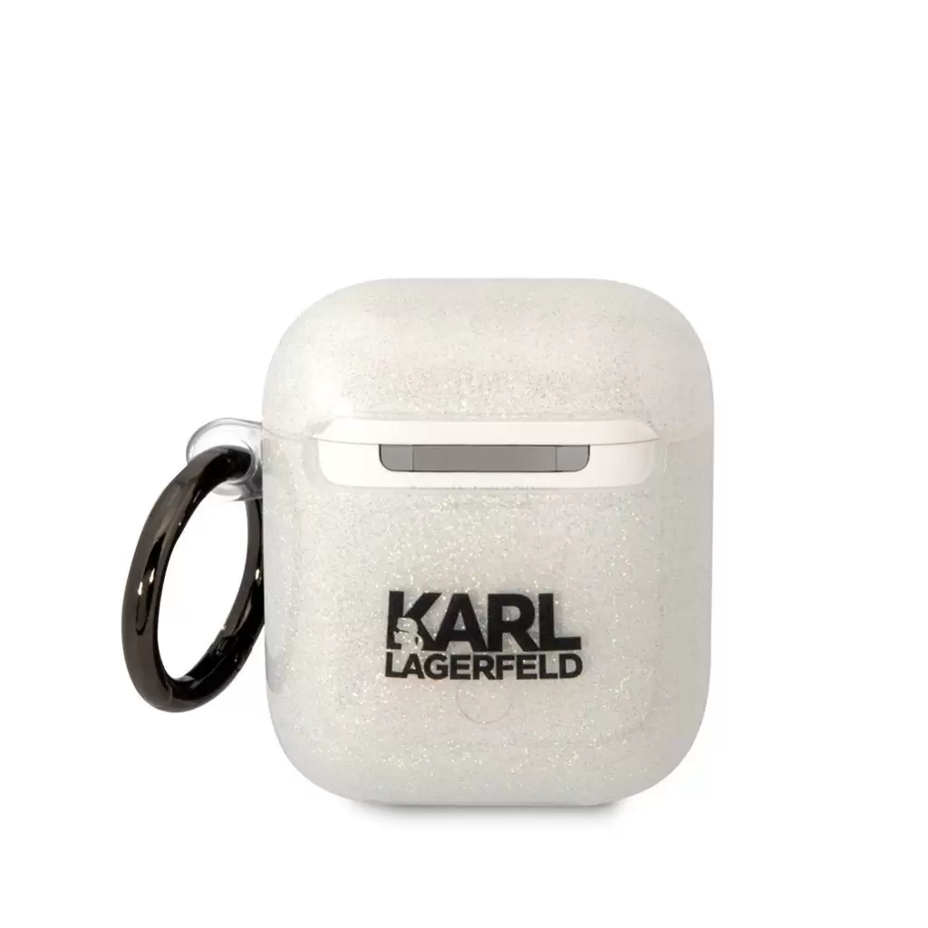 Karl Lagerfeld tok fehér KLA2HNKCTGT Airpods készülékhez