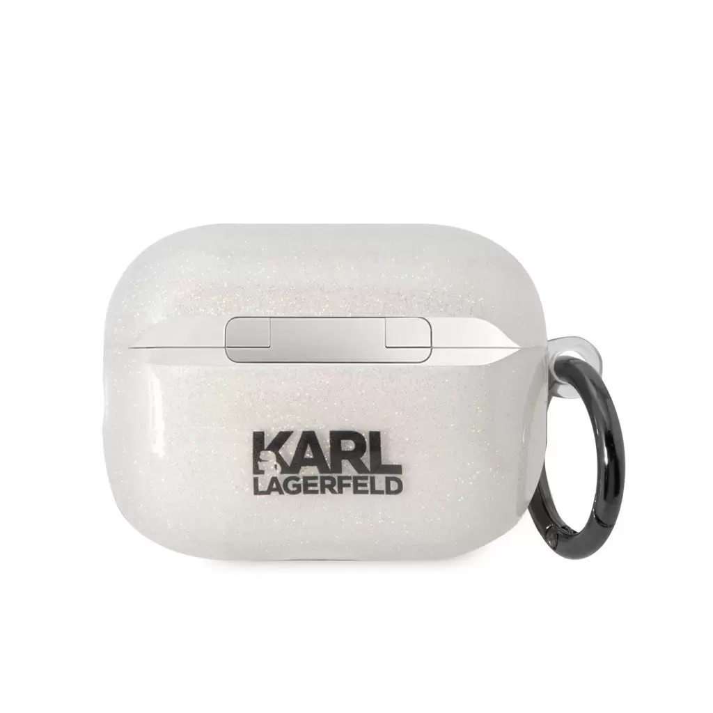 Karl Lagerfeld tok fehér KLAP2HNKCTGT Airpods Pro 2 készülékhez