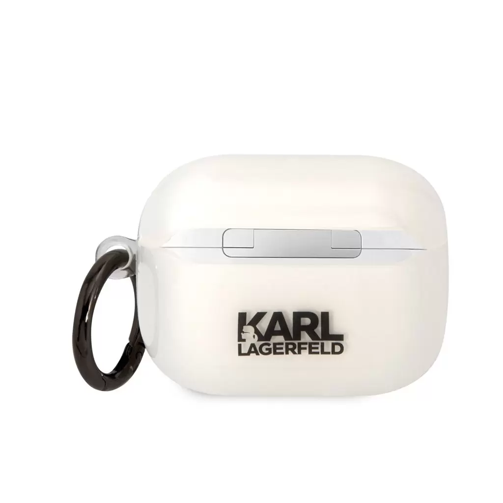 Karl Lagerfeld tok fehér KLAPHNCHTCT Airpods Pro készülékhez