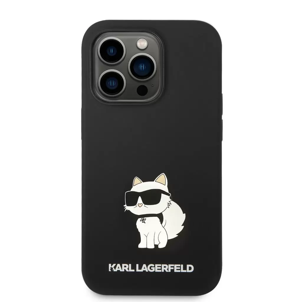 Karl Lagerfeld tok fekete KLHCP14LSNCHBCK Iphone 14 Pro készülékhez