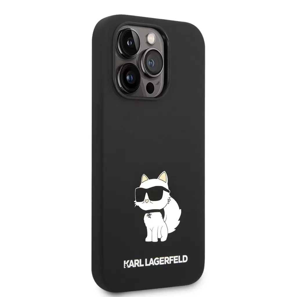 Karl Lagerfeld tok fekete KLHCP14LSNCHBCK Iphone 14 Pro készülékhez
