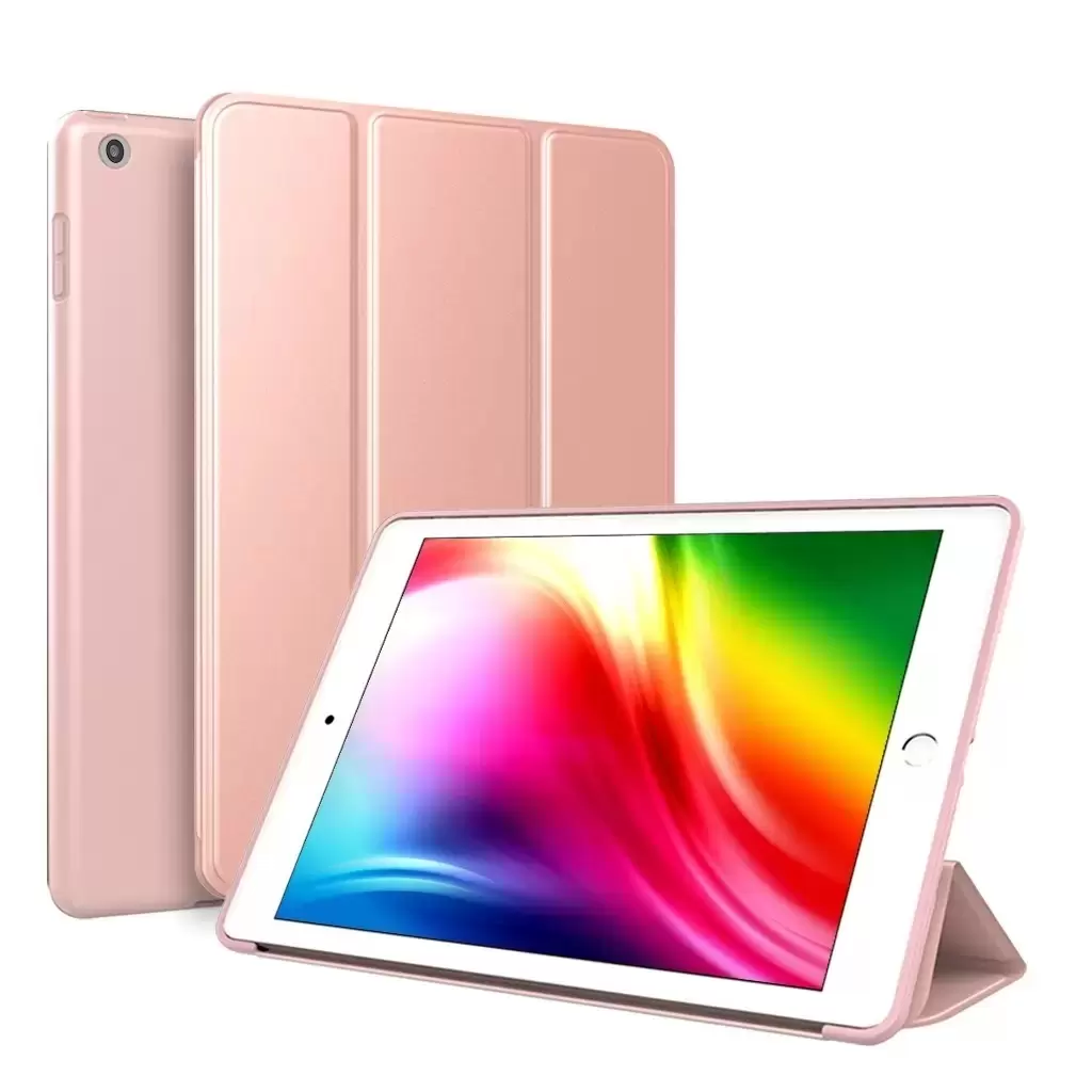 XPRO™ Smart Book tok kemény hátlapos szilikon védőéllel pink Apple Ipad 10,9″ 2022 (10.gen.) / iPad 11′ 2025 (11.gen.) készülékhez