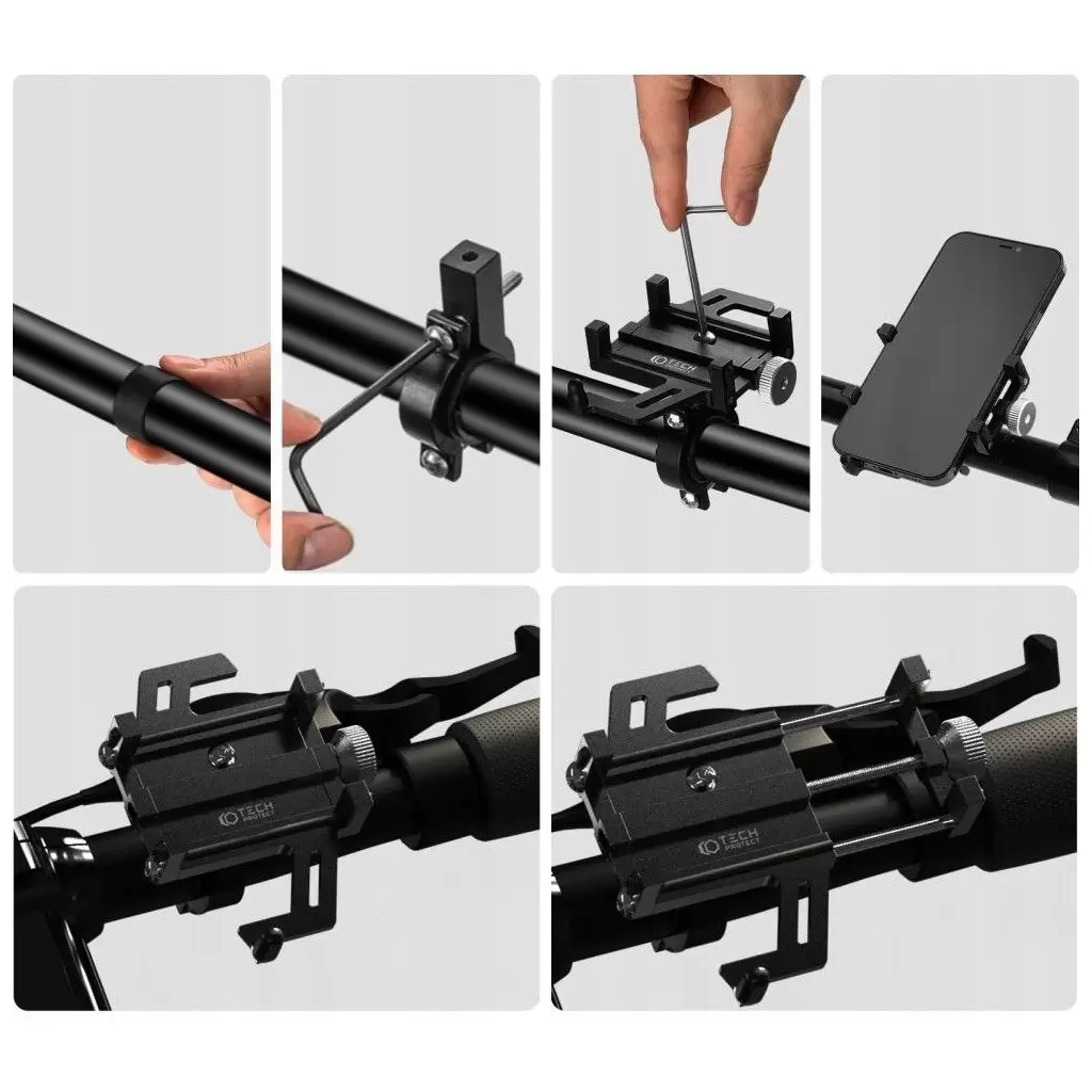 Tech-Protect Kerékpáros tartó V1 Fekete