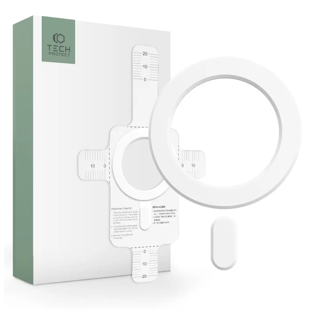 Tech-Protect Magmat MagSafe Univerzális gyűrű Fehér Tech-Protect Magmat MagSafe Univerzális gyűrű Fehér