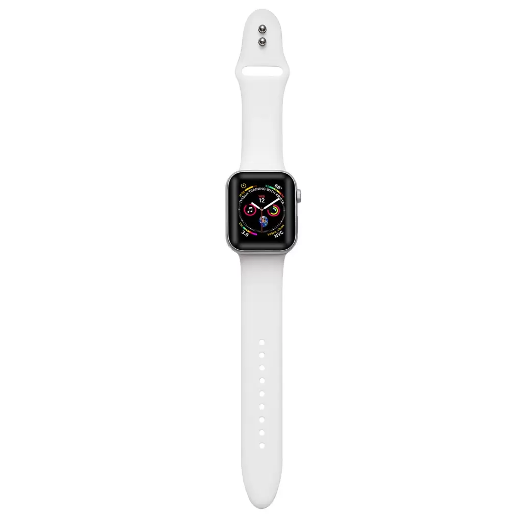 XPRO™ Apple Watch szilikon sport szíj Fehér Apple Watch 38mm / 40mm / 41mm / 42mm (S10) készülékhez