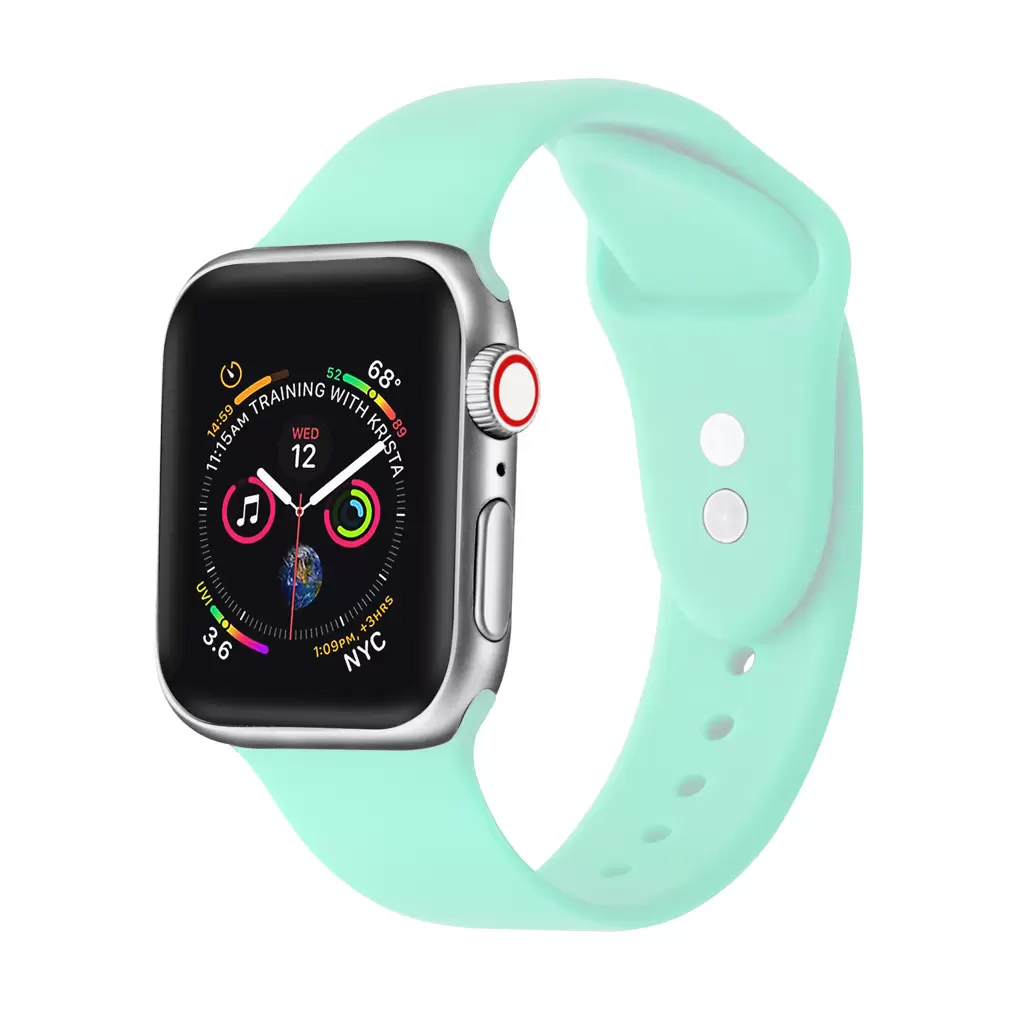 XPRO™ Apple Watch szilikon sport szíj Menta Apple Watch 38mm / 40mm / 41mm / 42mm (S10) készülékhez