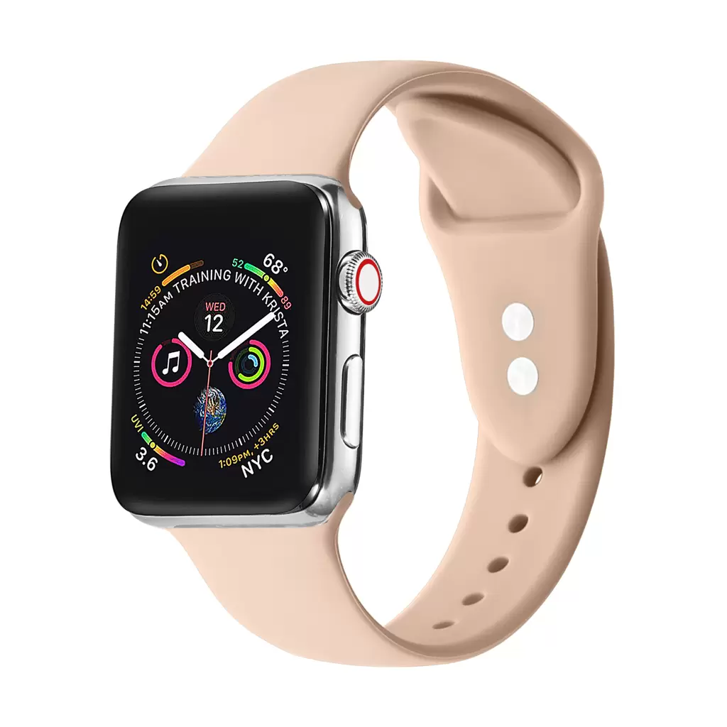 XPRO™ Apple Watch szilikon sport szíj Pink Apple Watch 42mm (S1-S3) / 44mm / 45mm / 46mm / 49mm készülékhez