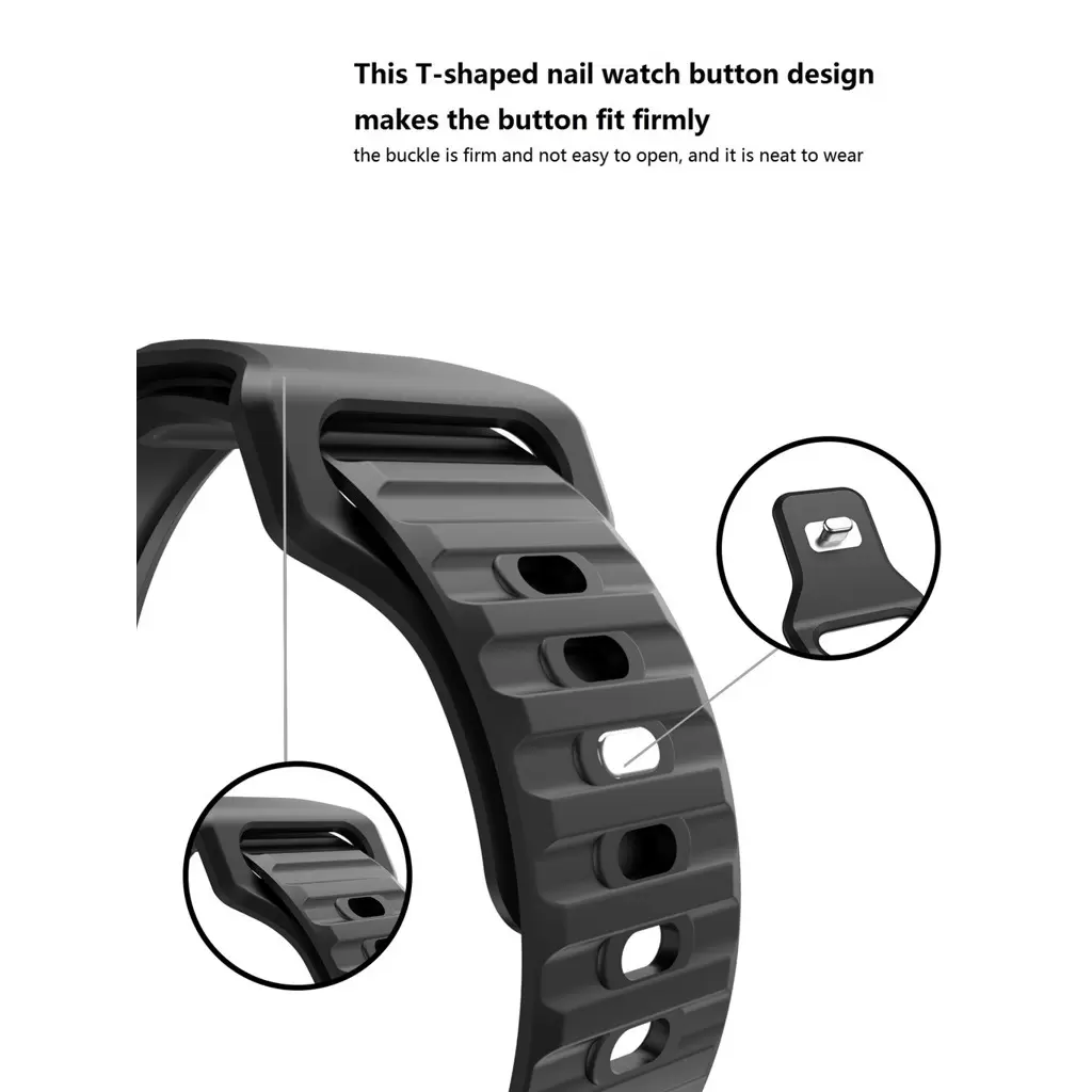 XPRO™ Apple Watch sport szilikon szíj Fehér Apple Watch 42mm (S1-S3) / 44mm / 45mm / 46mm / 49mm készülékhez