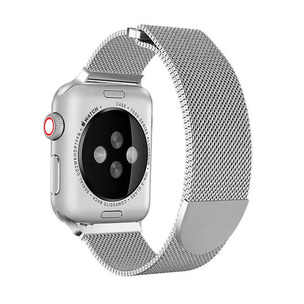 XPRO™ Apple Watch két részes milánói szíj Ezüst Apple Watch 38mm / 40mm / 41mm / 42mm (S10) készülékhez
