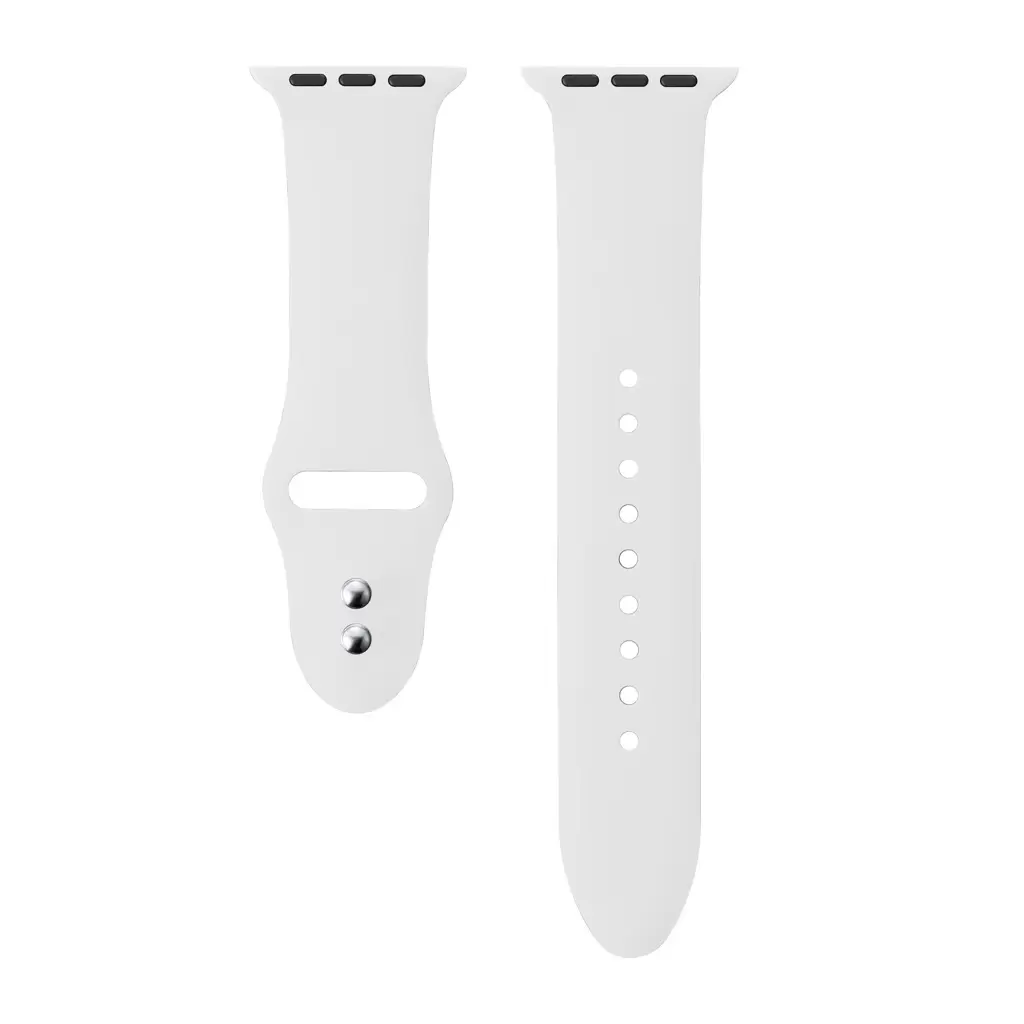 XPRO™ Apple Watch szilikon sport szíj Fehér Apple Watch 42mm (S1-S3) / 44mm / 45mm / 46mm / 49mm készülékhez
