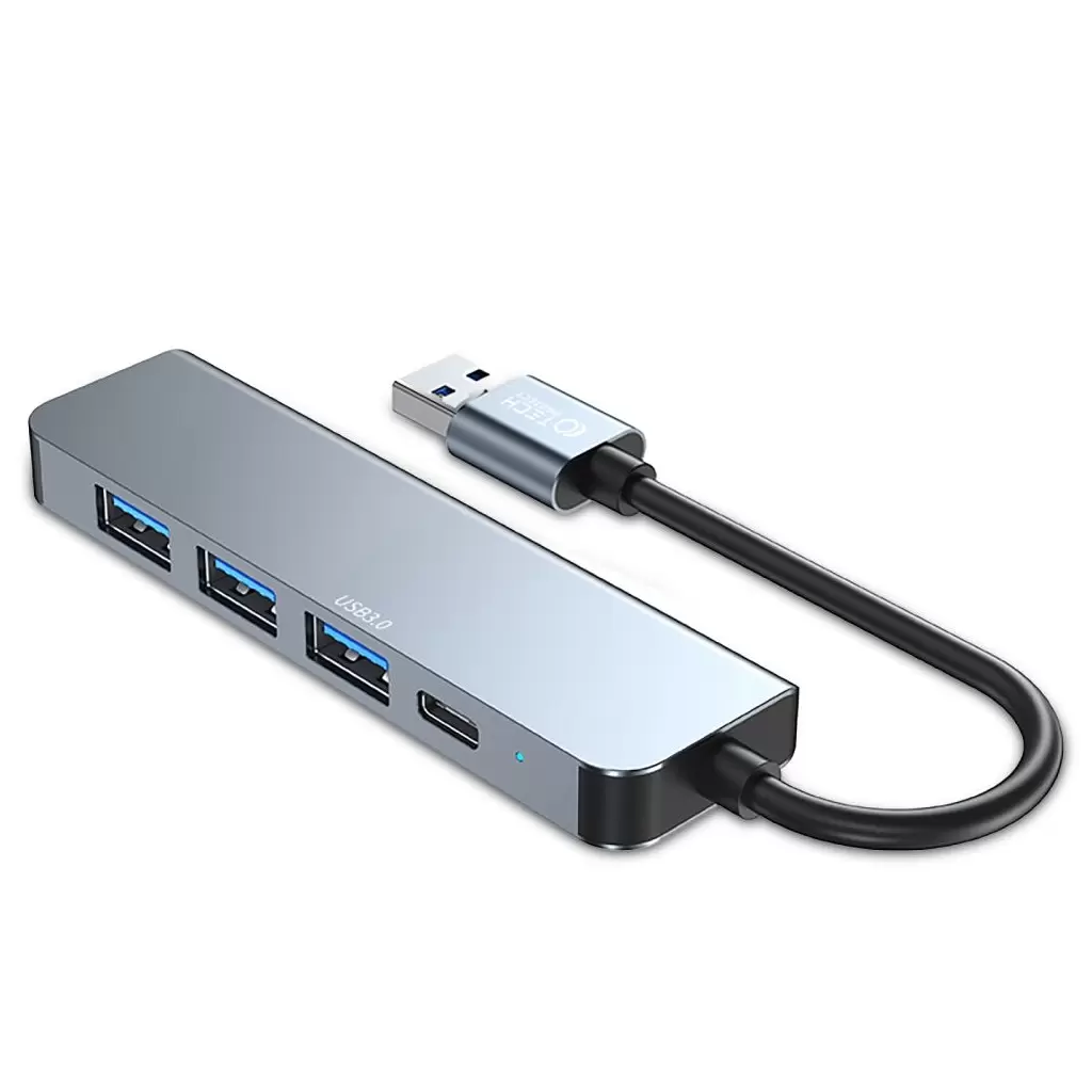 Tech-Protect VO-HUB 5in1 Adapter Szürke Tech-Protect VO-HUB 5in1 Adapter Szürke