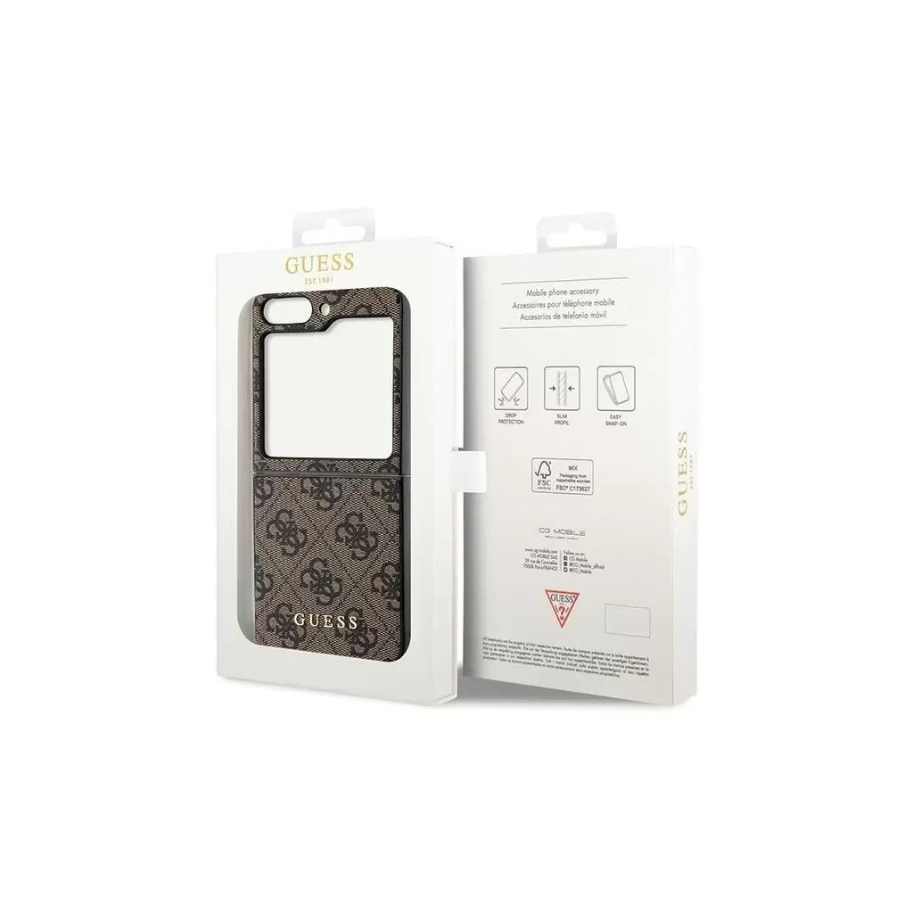 Guess tok Barna Samsung Galaxy Z Flip 5 készülékhez GUHCZF5GF4GBR