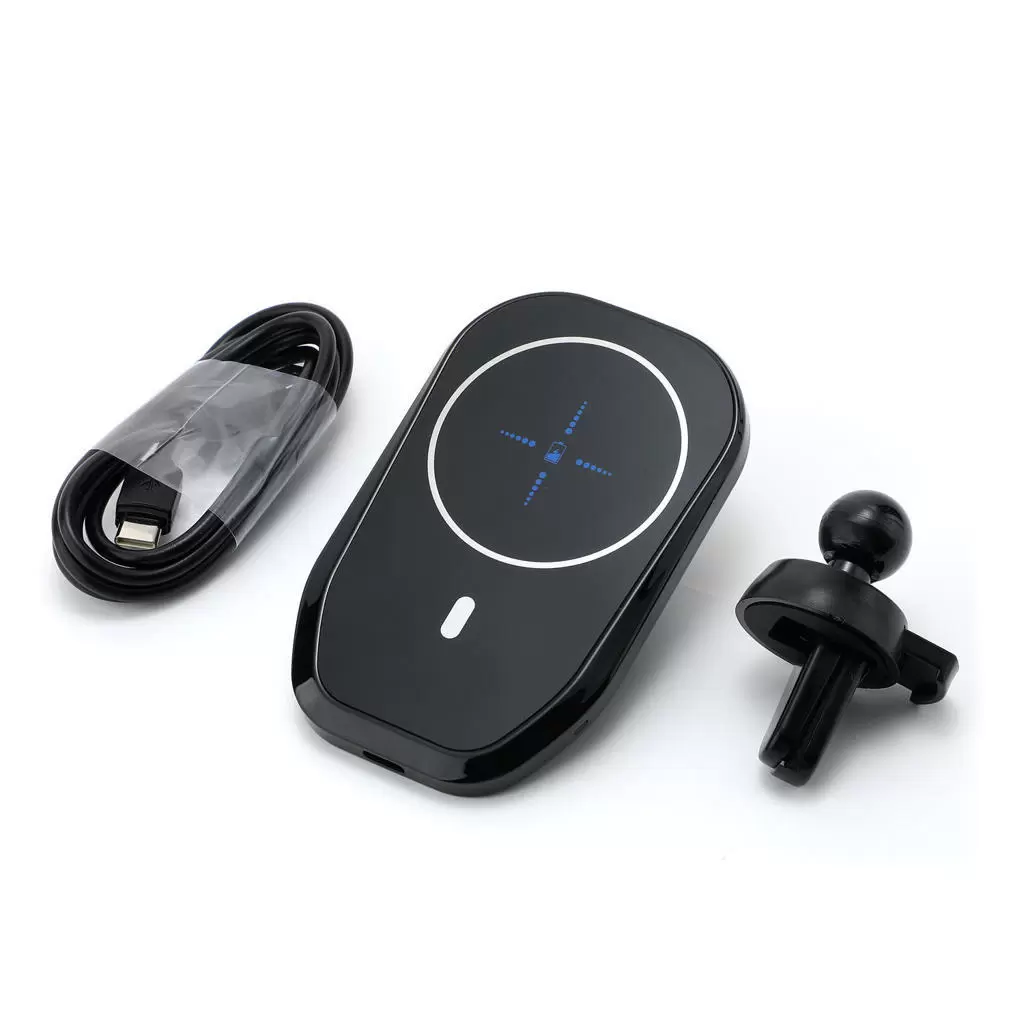 XPRO™ Autós tartó szellőzőrácsba QI Magsafe 15W töltéssel Fekete