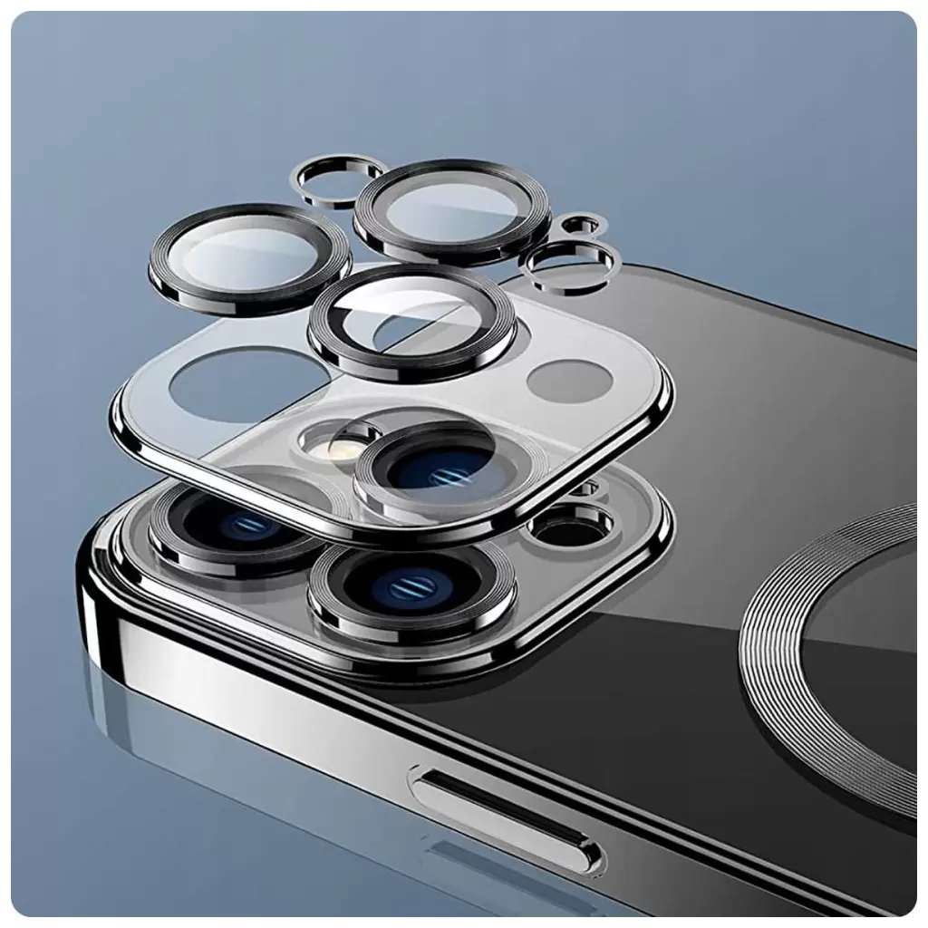 Tech-Protect Magshine Magsafe átlátszó / fekete tok Apple iPhone 15 készülékhez 931945