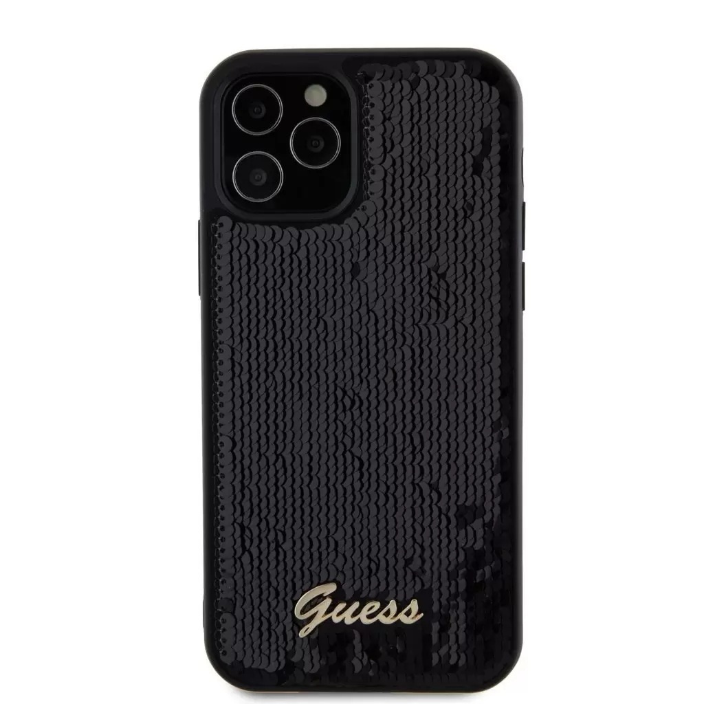 Guess tok Fekete Apple Iphone 12 / 12 Pro készülékhez GUHCP12MPSFDGSK