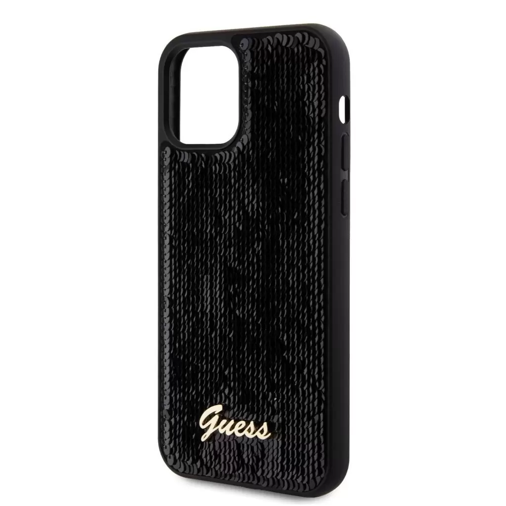 Guess tok Fekete Apple Iphone 12 / 12 Pro készülékhez GUHCP12MPSFDGSK