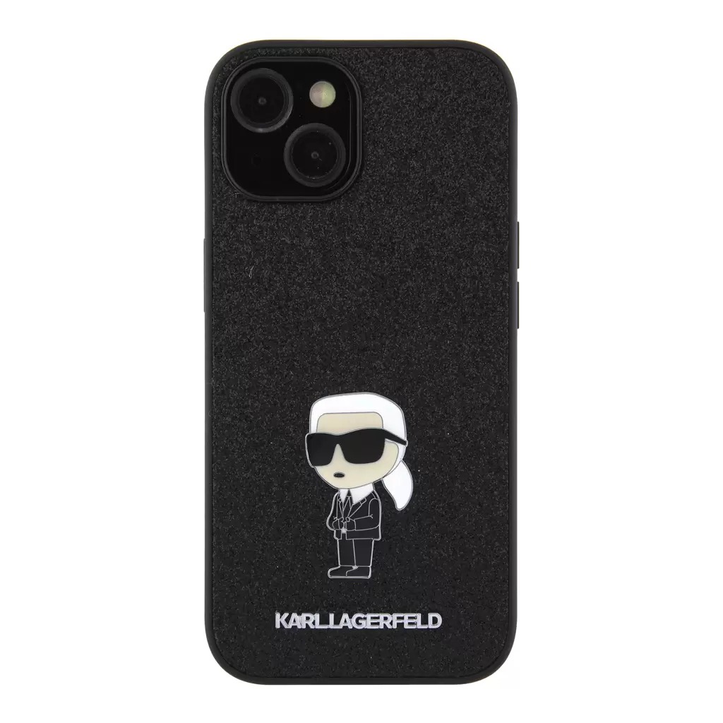 Karl Lagerfeld tok fekete KLHCP15SGKNPSK Apple Iphone 15 készülékhez Karl Lagerfeld tok fekete KLHCP15SGKNPSK Apple Iphone 15 készülékhez
