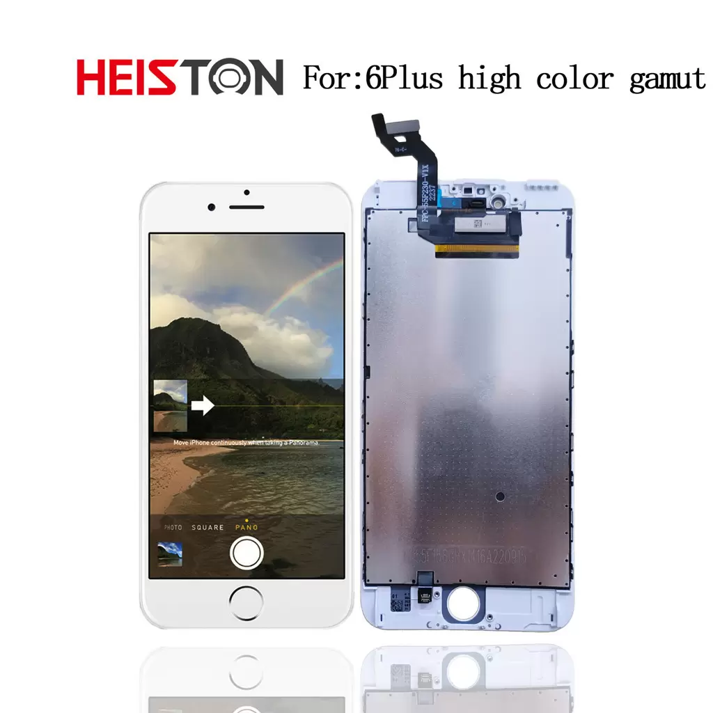 Heiston FHD magas színtartományú Fehér kijelző Apple iPhone 6 Plus készülékhez Heiston FHD magas színtartományú Fehér kijelző Apple iPhone 6 Plus készülékhez