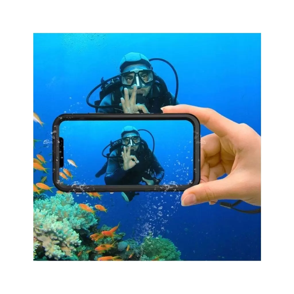 Tech-Protect Shellbox vízálló és ütésálló tok fekete MagSafe Apple iPhone 15 készülékhez