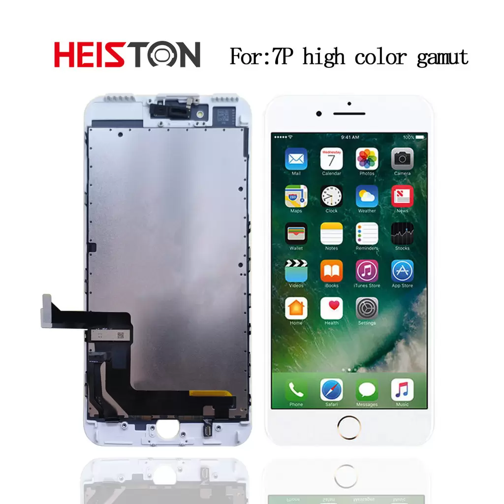 Heiston FHD magas színtartományú Fehér kijelző Apple iPhone 7 Plus készülékhez Heiston FHD magas színtartományú Fehér kijelző Apple iPhone 7 Plus készülékhez
