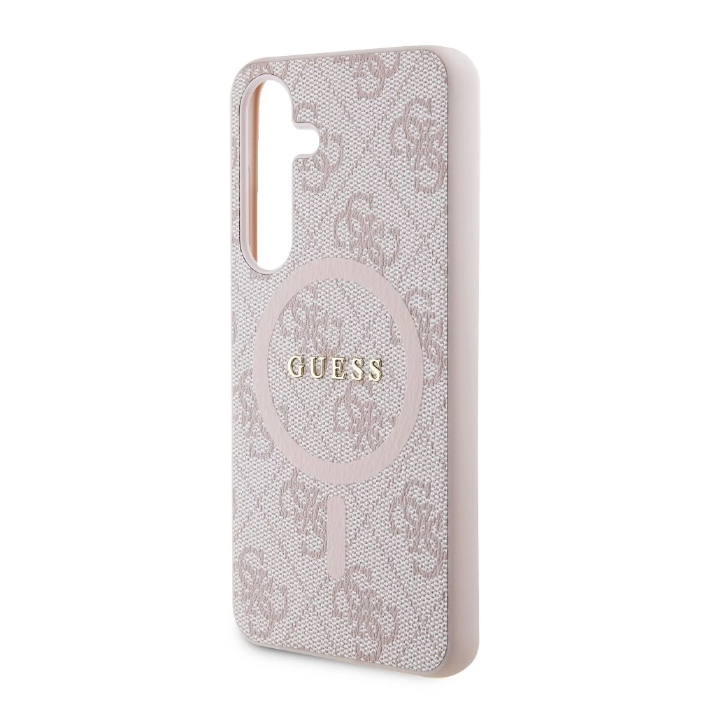 Guess MagSafe tok rózsaszín GUHMS24SG4GFRP Samsung Galaxy S24 készülékhez
