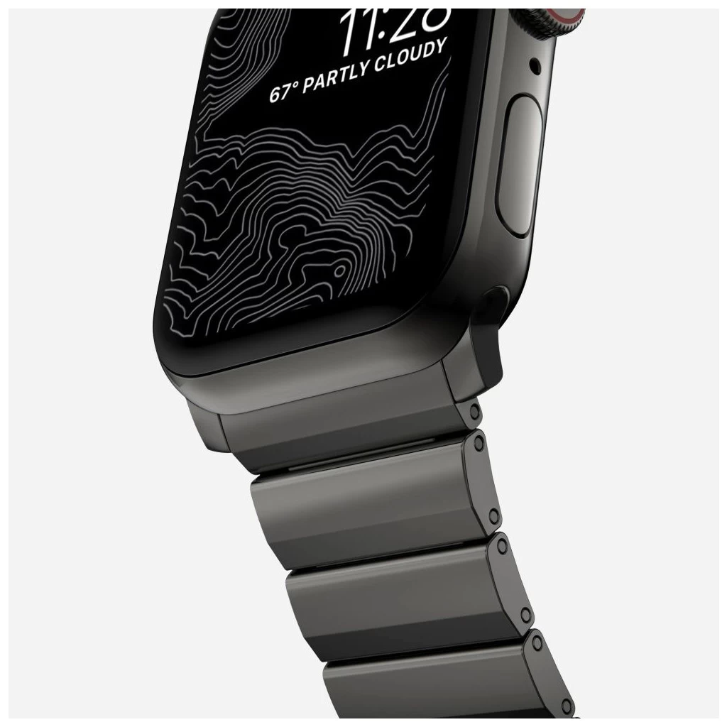Tech-Protect STEELBAND rozsdamentes acél óraszíj Fekete, Apple Watch 42mm (S1-S3) / 44mm / 45mm / 46mm / 49mm készülékhez