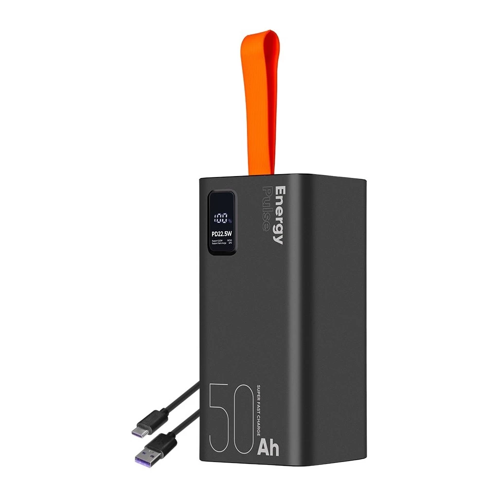 OBAL:ME EnergyPulse 50000mAh Powerbank 22,5W fekete OBAL:ME EnergyPulse 50000mAh Powerbank 22,5W fekete