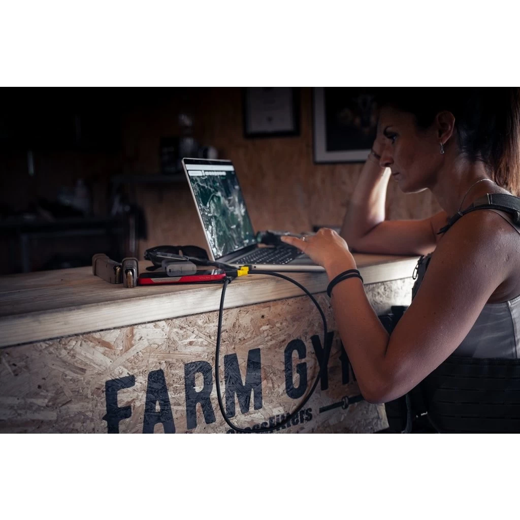 Tactical Blackbird USB-C/USB-C 4.0 fekete kábel 1M 240W 40Gbps